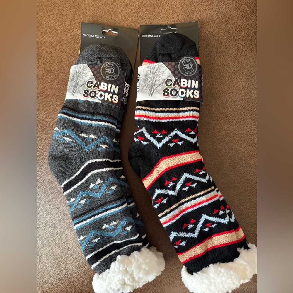Royal Deluxe Cabin socks Mens size 6-12